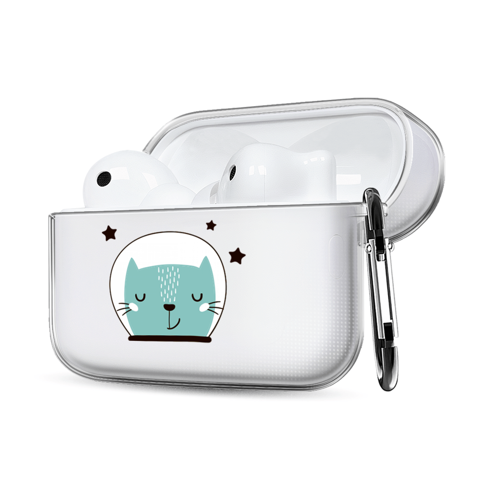 Чехол для наушников Honor Earbuds 2 Lite/2 SE "Котики космонавты" — фото 1