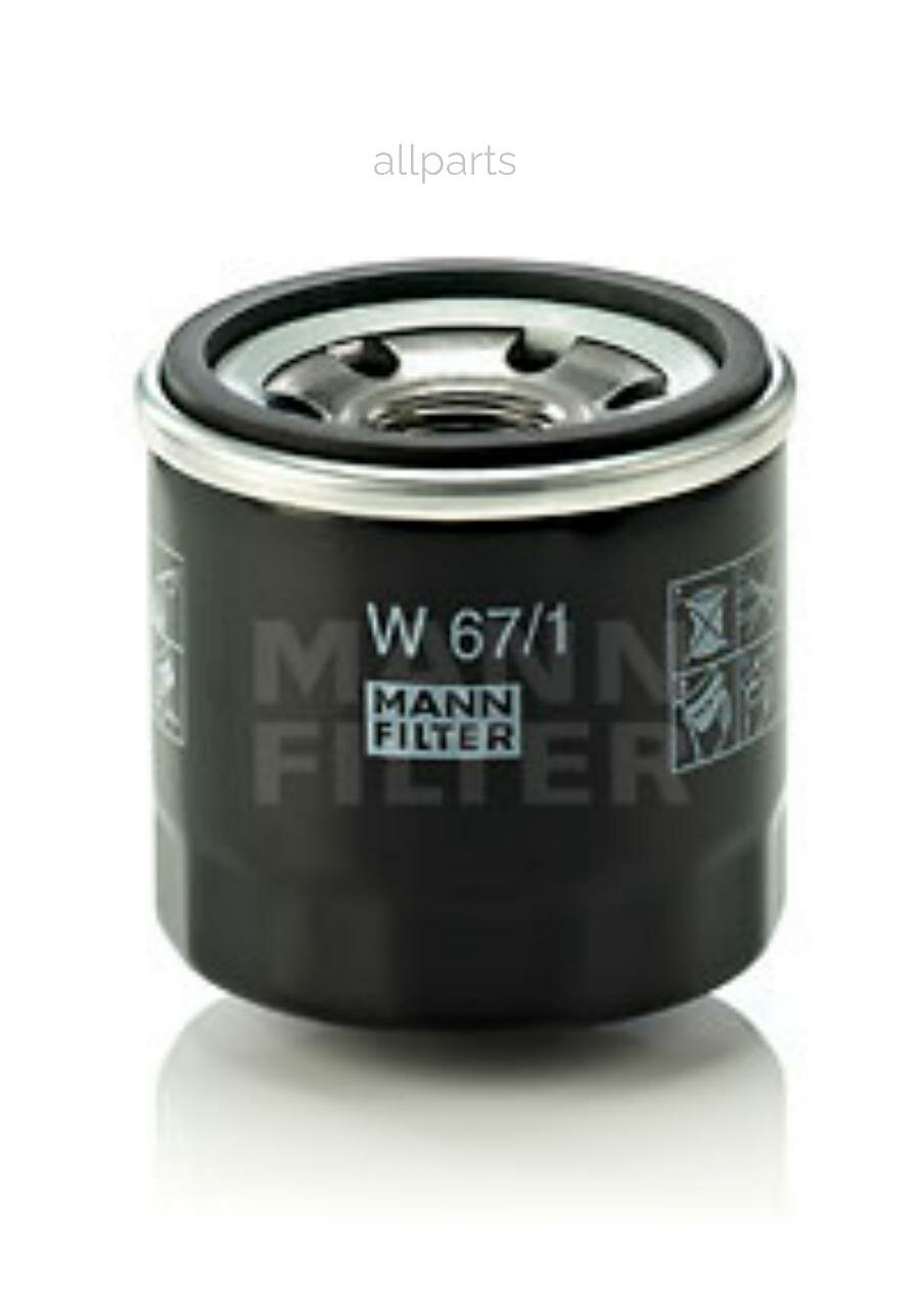 MANN-FILTER W671 фильтр масляныйnissan