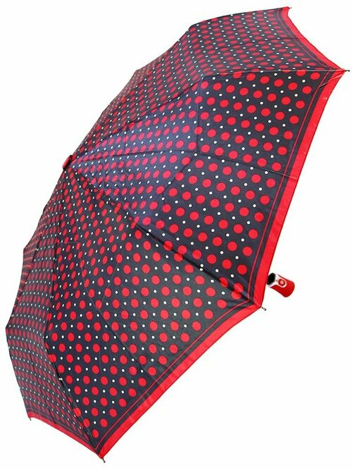 Зонт Lantana Umbrella, автомат, 3 сложения, система «антиветер», красный