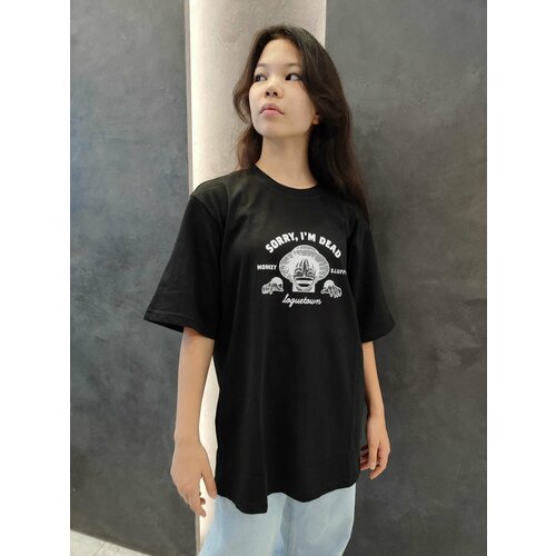 Футболка FFF, размер 48, черный