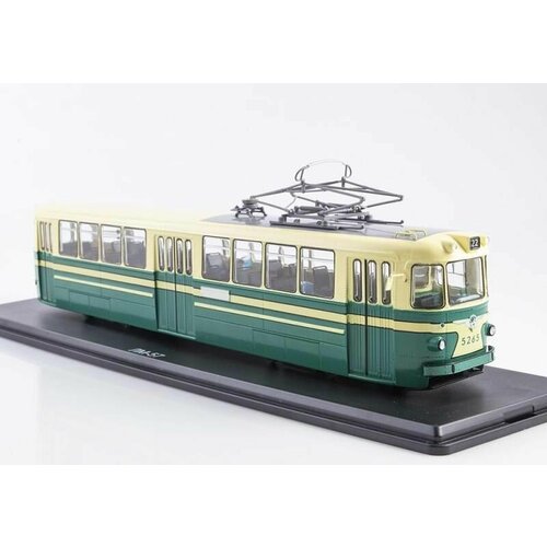 петербургский трамвай модель из картона масштаб 1 43 у605 Масштабная модель коллекционная Трамвай ЛМ-57