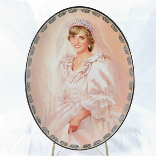 Тарелка "Диана: Народная Принцесса". Фарфор, деколь. США, Bradford Exchange, 1997