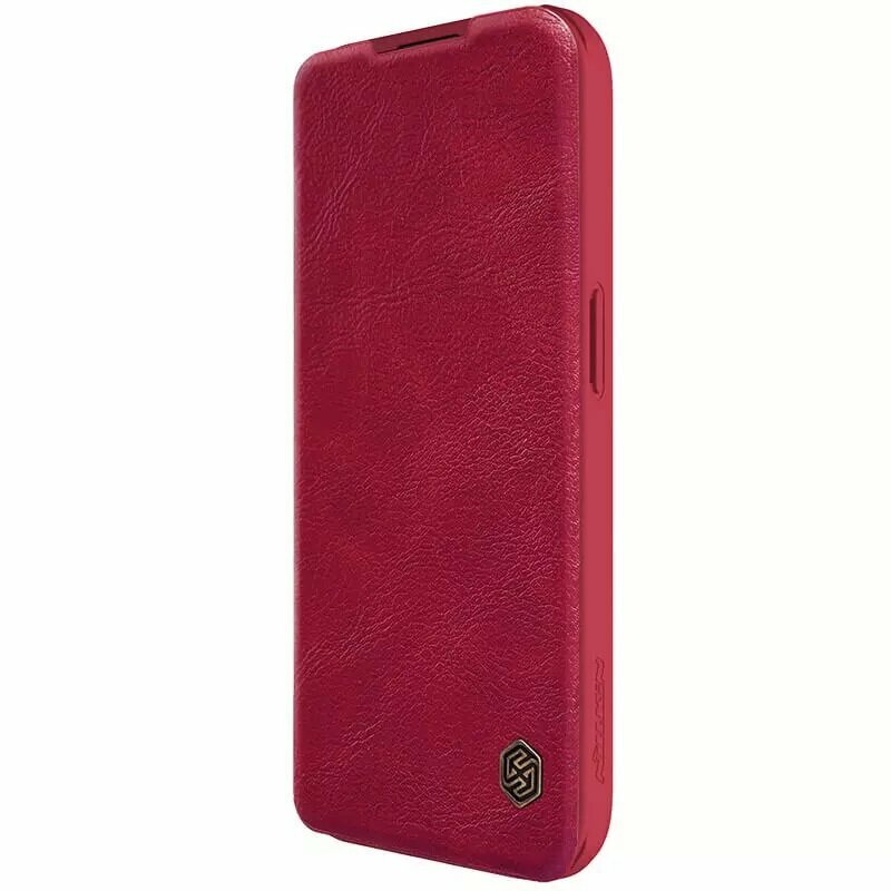 Чехол Nillkin Qin Pro Leather Case для Apple iPhone 15 Pro Max Red (красный)