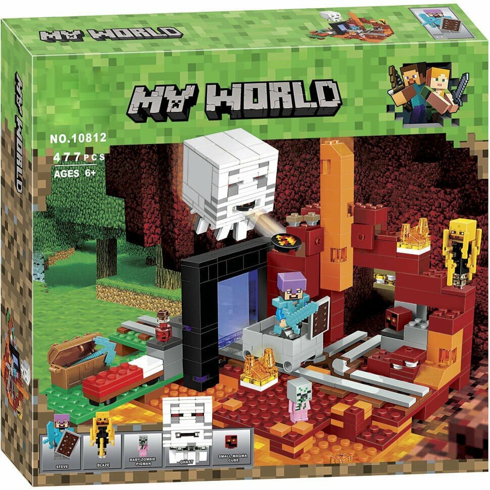 Lari 10812 Конструктор Minecraft Портал в Нижний мир