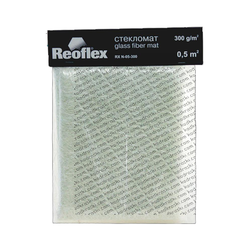 Стекломат Reoflex RX N-05 (300 г./м²) (0,5 м²) - 2 штуки