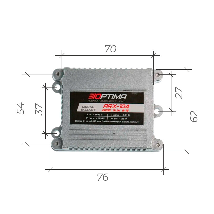 Блок розжига Optima ARX-104-12 KET2 для Kia Optima