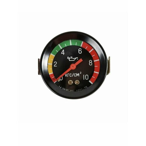 Указатель давления масла механический (красный) 14.3830-01 МАЗ, КЗ, краз до 10 кг