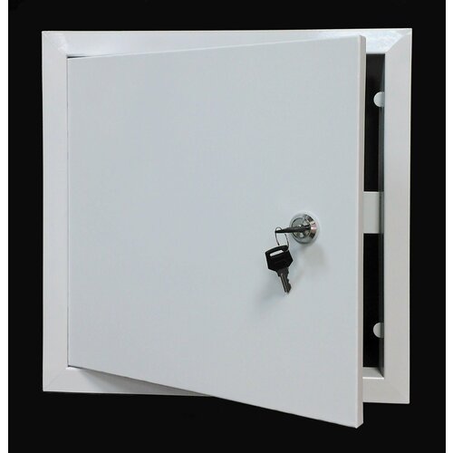 Люк ревизионный Whitesteel 150х250мм, белый с замком