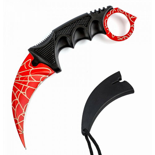 фото Нож складной патриот cs-204 керамбит кровавая паутина