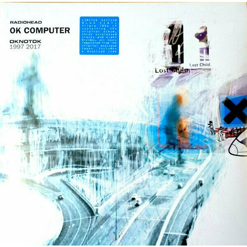 Виниловая пластинка Radiohead: OK COMPUTER OKNOTOK 1997 2017 (Indie Exclusive) blue vinyl. 3 LP radiohead no surprises ep1