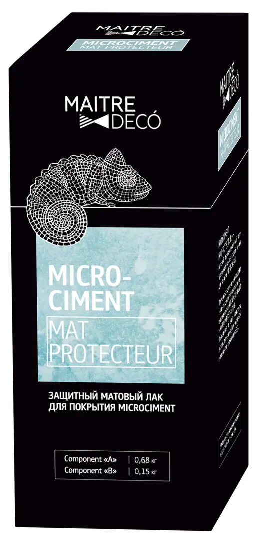 Защитный лак Maitre Deco «Microciment Protecteur» 2 компонента 0.83 кг