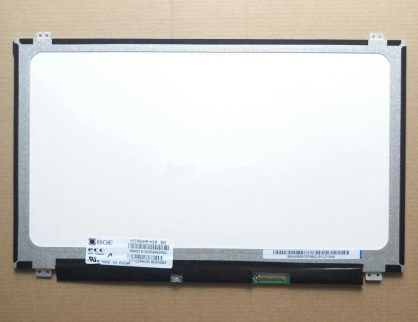 Матрица 15.6" 1366x768 LED 40 pins SLIM уши вверх/вниз Глянцевая P/N: NT156WHM-N10 N156BGE-L41 B156XW04 (REF LIKE NEW)