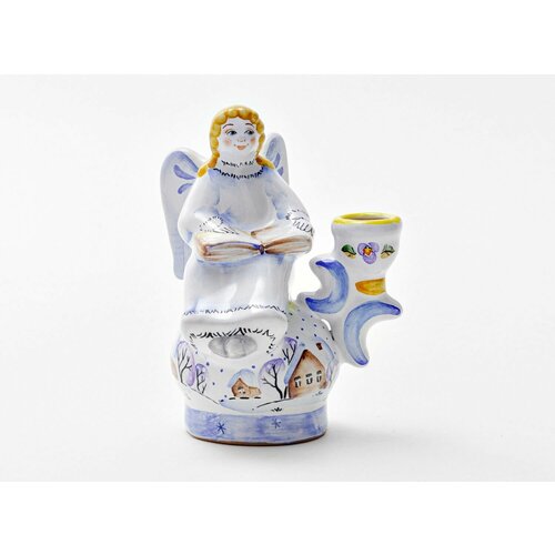 Подсвечник Ангел с книгой