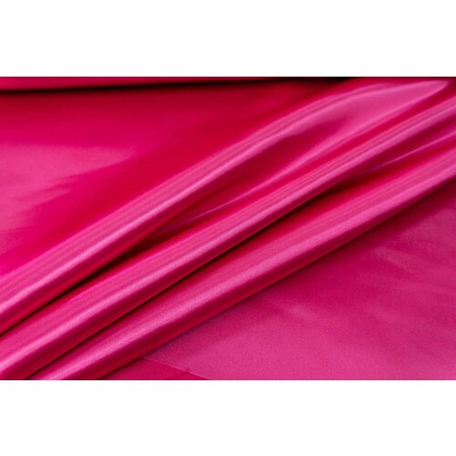 Ткань Атлас дюшес ярко-розовый. Ткань для шитья