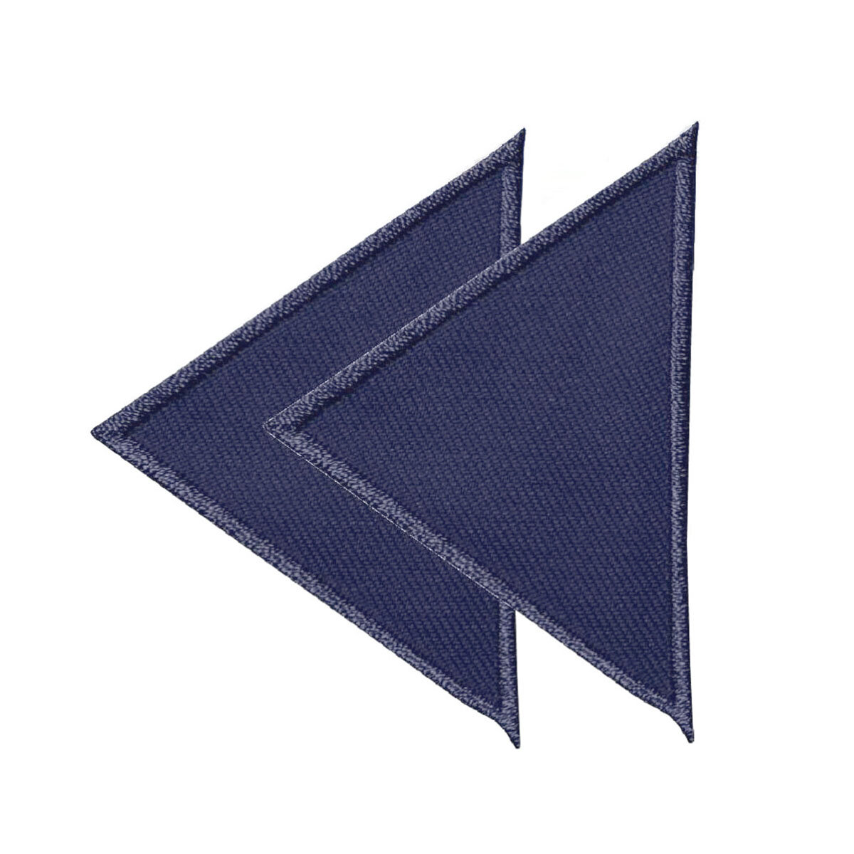 925472 Аппликация Треугольники, большие, темно-синий цвет, Prym