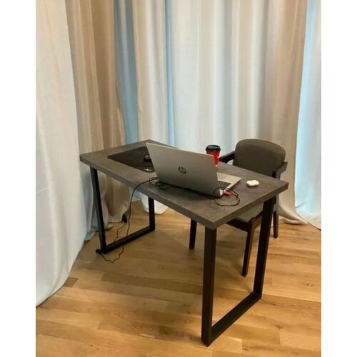 Стол LOFT - темный бетон, 120 х 60, высота 80