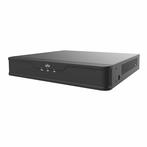 Видеорегистратор UNV Видеорегистратор IP 8-канальный 4K с 8 PoE портами и разрешением записи до 4К, пласт. корпус