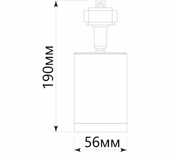 Светильник Feron AL155 трековый однофазный на шинопровод под лампу GU10, черный Артикул - фото №20