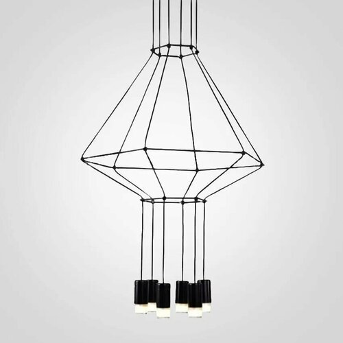 Люстра подвесная Vibia Wireflow Chandelier 0307 Led Suspension Lam 40.1641 84532-22