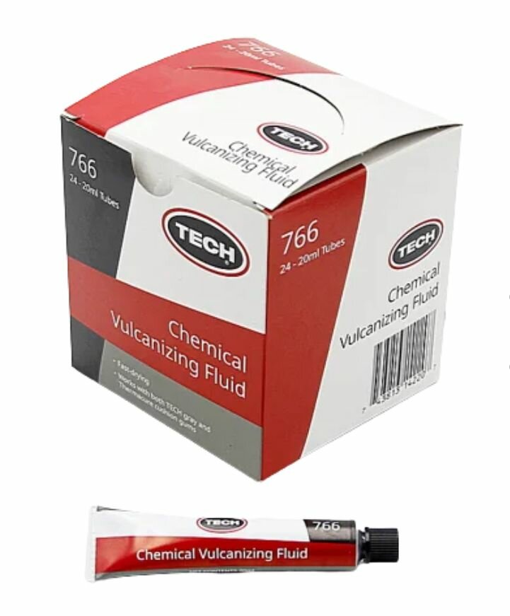 фото Вулканизирующая жидкость (быстросохнущий клей) FAST DRY CHEMICAL VULCANISING FLUID, объём 20 мл, тюбик.