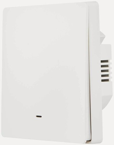 Изображение товара Выключатель Hommyn настенный, zigbee, 1 клавиша (без нейтрали) SWZBNN01W