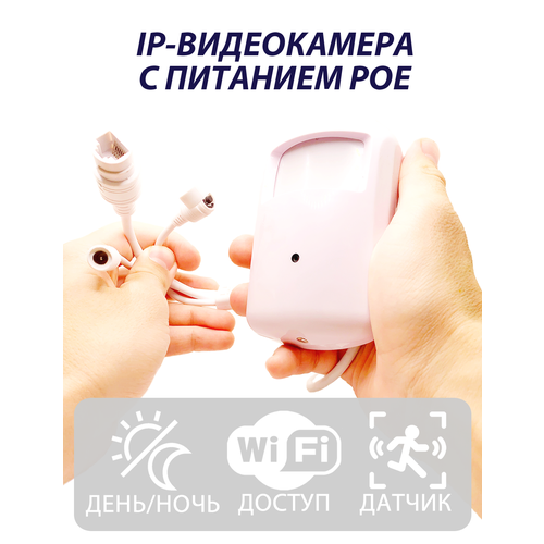 IP Камера Видеонаблюдения Датчик Движения Камера POE 799000₽
