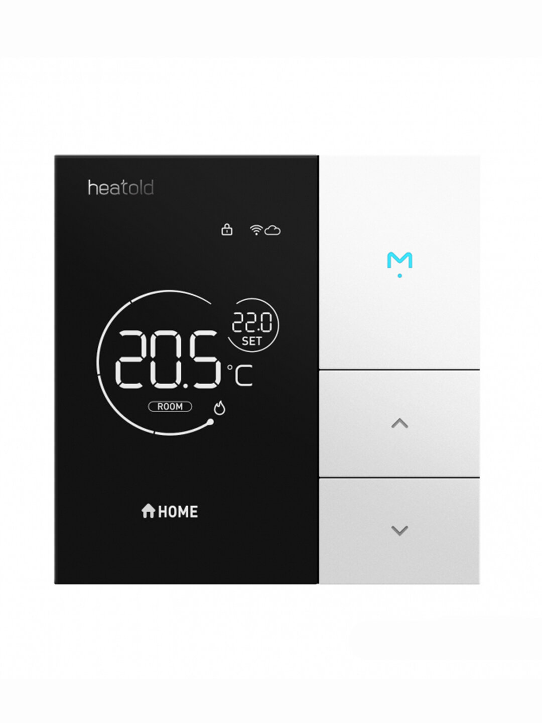 Умный термостат для электрической системы отопления Xiaomi Heatcold Smart Thermostat Electric Heating NTC Sensor White (TH1230E)