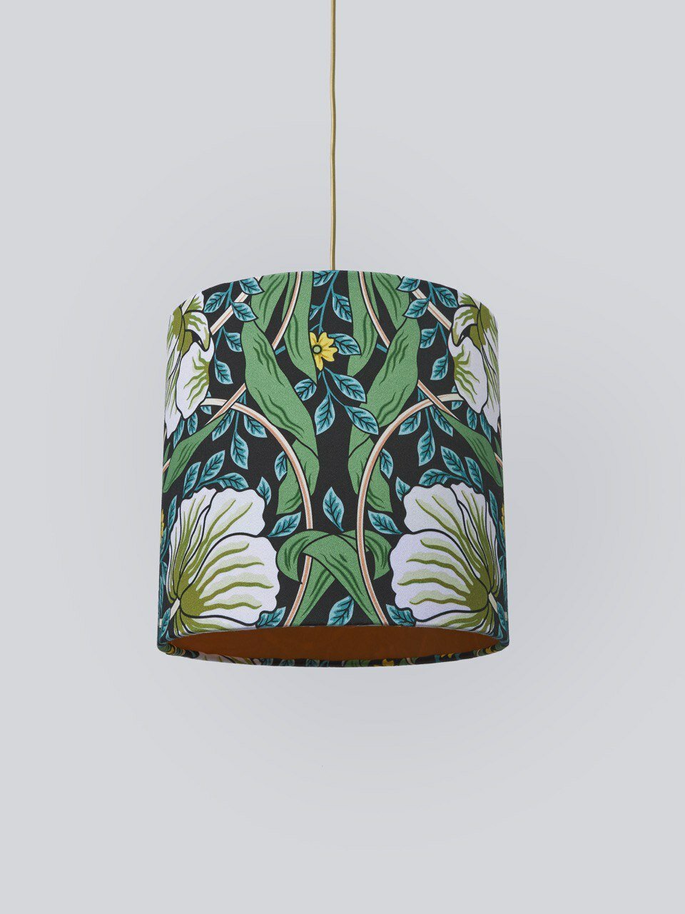 фото Абажур для настольной или подвесной лампы "English style" с цветочным принтом