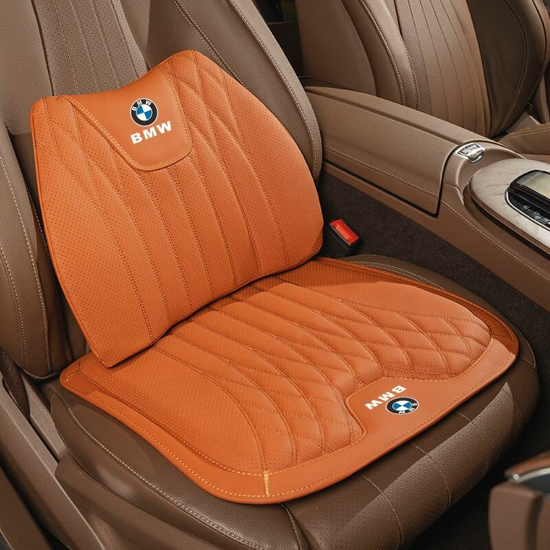 Комплект ортопедических подушек на сиденье 5 точка+поясница для BMW