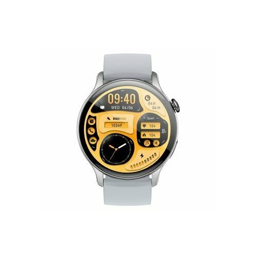 Смарт-часы Hoco Y10 PRO AMOLED, спортивные часы серебристые