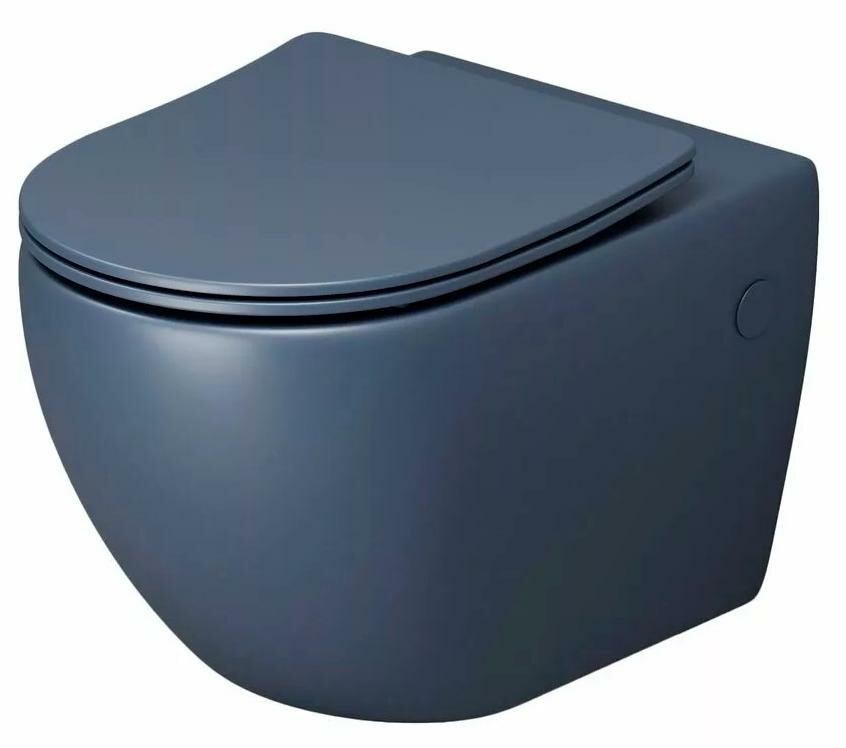 фото Унитаз Grossman Color GR-4411BLMS синий матовый