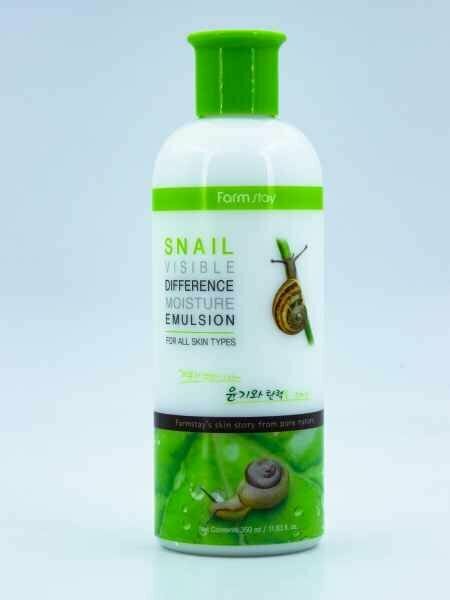 Farmstay Увлажняющая эмульсия с экстрактом улитки Visible Difference Moisture Emulsion (Snail) 350мл