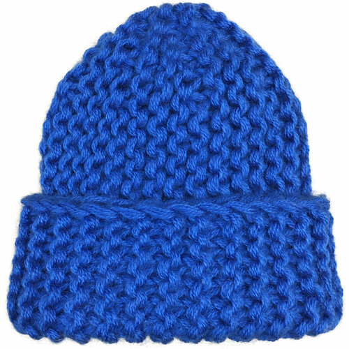 фото Шапка бини anru, размер универсальный, синий