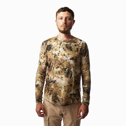 фото Лонгслив duck mania, размер 52-54/170, коричневый