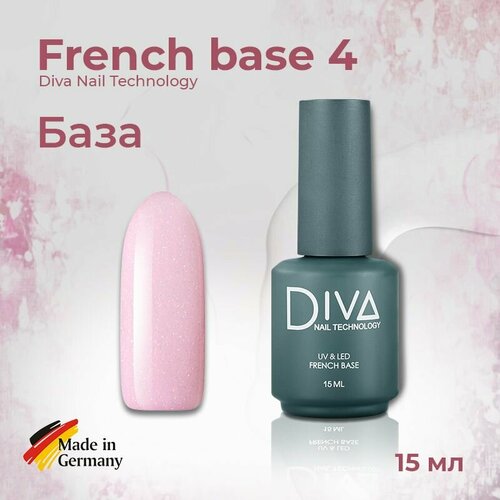 База для гель-лака Diva Nail Technology, French №4, 15 мл
