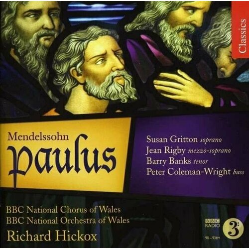 AUDIO CD Mendelssohn: Paulas / BBCNational Chorus of Wales, BBC National Orchestra of Wales, Richard Hickox mendelssohn paulas bbcnational chorus of wales bbc national orchestra of wales richard hickox