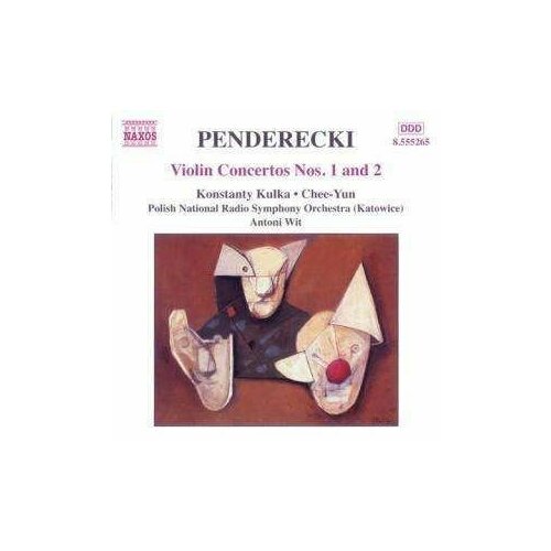 Audio CD Krzysztof Penderecki (1933-2020) - Violinkonzerte Nr.1 & 2 (1 CD) liana isakadze f mendelssohn s prokofiev concerto for violin and orchestra