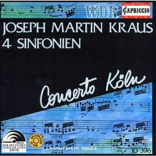 AUDIO CD J. M. Kraus: 4 Sinfonien - Vol. 1