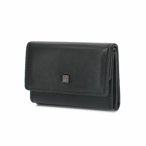 фото Кошелек loui vearner, фактура зернистая, черный