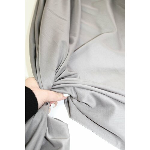 Хлопковый батист/пепельный#3/хлопок 100%/75 см*144 см/Италия