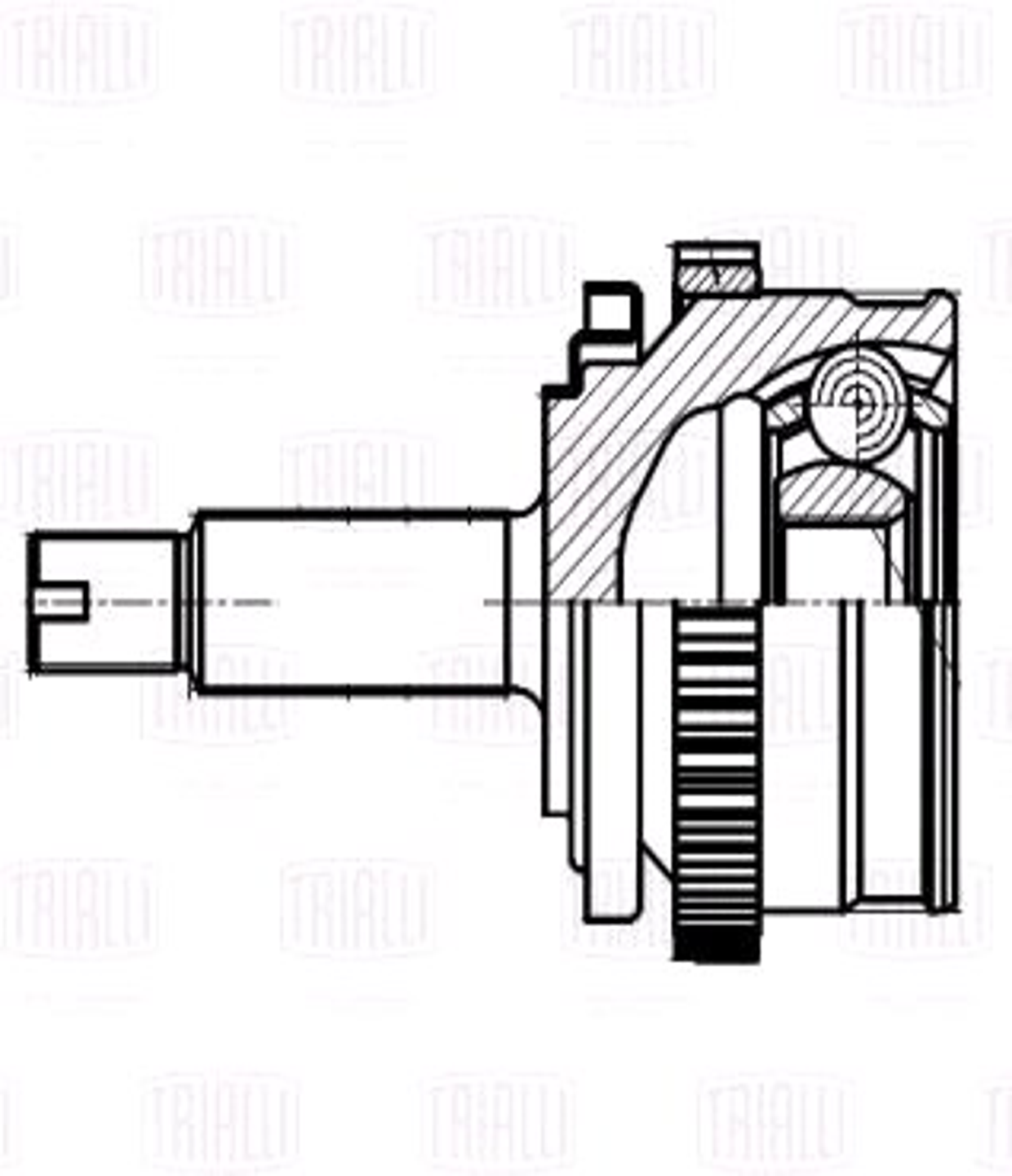 ШРУС наружный для автомобилей Лада 21214 с ABS н/о TRIALLI - фото №9