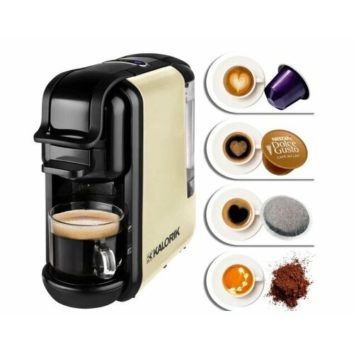 Универсальная капсульная кофемашина KALORIK MCM5000CR-SCHOTT 19 бар бежевый NespressoSenseoDolce Gusto 2358000₽