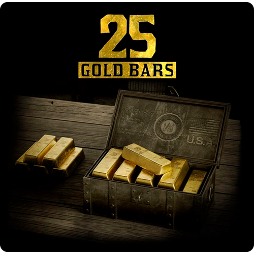 силиконовый чехол для dualsense ps5 red dead redemption black yellow Red Dead Redemption - золото - 25 золотых слитков, XBOX / Red Dead Redemption - 25 Gold Bars, XBOX