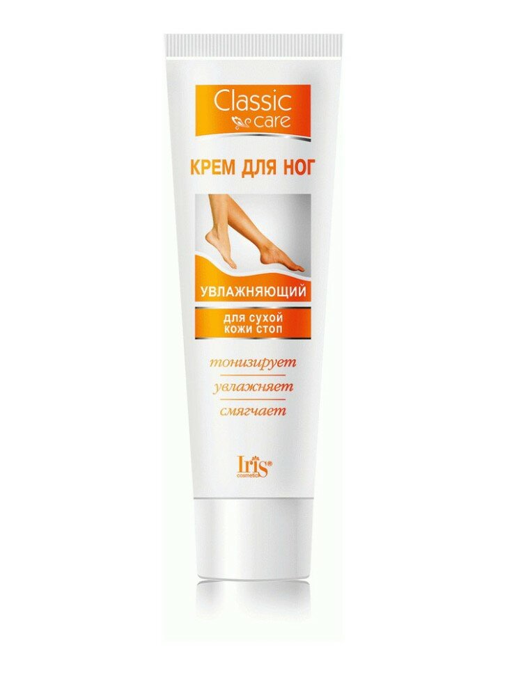 Iris Classic Care Крем для ног увлажняющий для сухой кожи стоп. 100мл