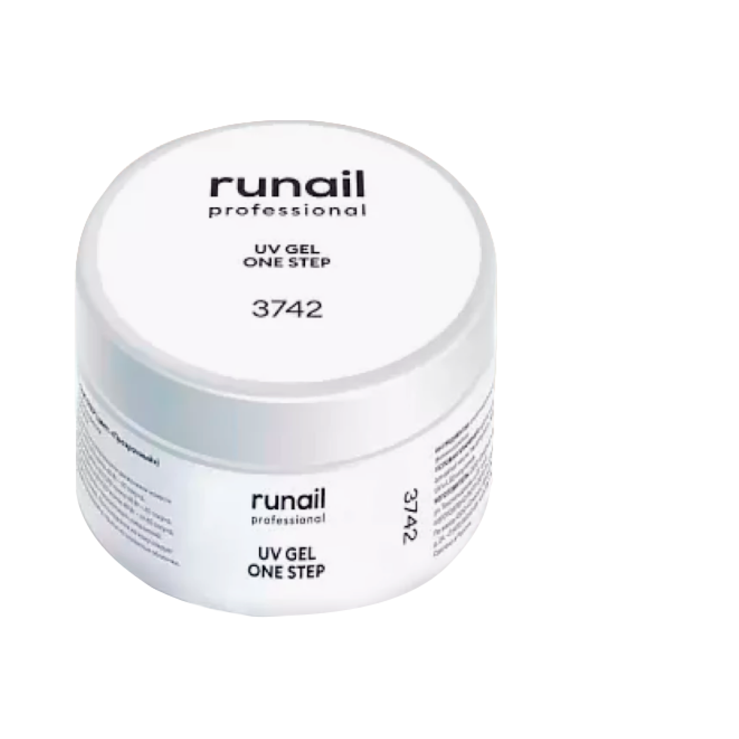 RuNail Professional/ Однофазный УФ-гель (цвет: Прозрачный), 56 г № 3742