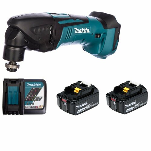 Аккумуляторный многофункциональный инструмент Makita DTM50RM2 (18V, 2 x 4.0Ah, Li-Ion) колодка клеммная для инструмента многофункционального makita dtm50