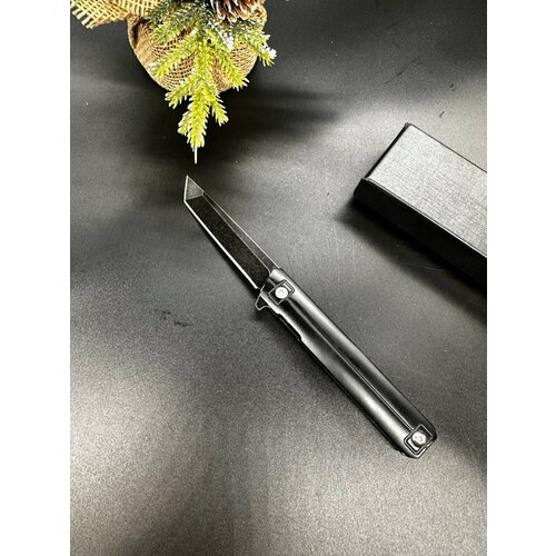 фото Складной нож silver tanto black / раскладной нож карманный китай