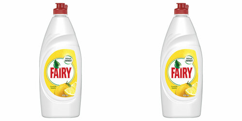 Fairy Средство для мытья посуды Сочный лимон 650мл 2 шт