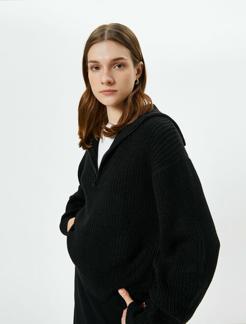 Пуловер KOTON, размер XL, черный