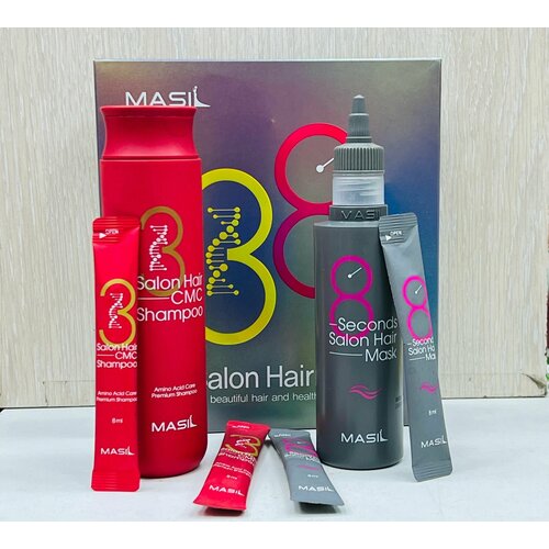 Masil 38 Salon Hair Set Набор для сухих, окрашенных, ломких волос маска для быстрого восстановления волос masil 8 seconds salon hair mask 200 мл